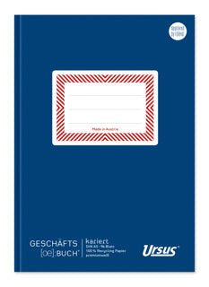 URSUS Ö-Geschäftsbuch A5 96 Blatt 80 g/m² kariert