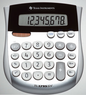 TEXAS INSTRUMENTS Taschenrechner TI-1795 SV 8-stelllig silber