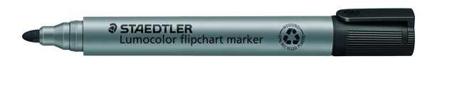 STAEDTLER Flipchartmarker Lumocolor® 356 mit Rundspitze 2 mm schwarz
