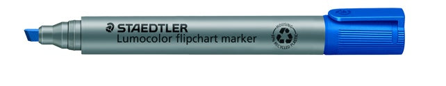 STAEDTLER Flipchartmarker Lumocolor® 356 mit Keilspitze 2-5 mm blau