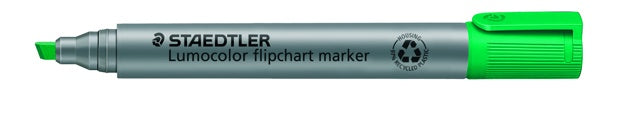 STAEDTLER Flipchartmarker Lumocolor® 356 mit Keilspitze 2-5 mm grün
