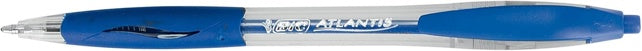 BIC Kugelschreiber Atlantis Classic mit Druckmechanik 0.4 mm (M) blau