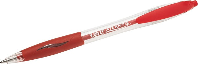 BIC Kugelschreiber Atlantis Classic mit Druckmechanik 0.4 mm (M) rot