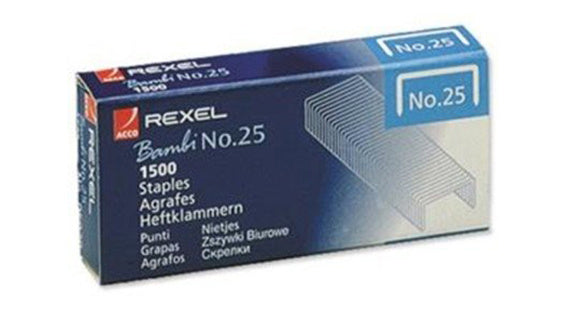 REXEL Bambi Heftklammern 1.500 Stück Nr. 25