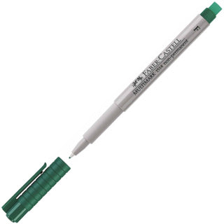 FABER-CASTELL Multimark Folienstift wasserlöslich 0.6 mm grün