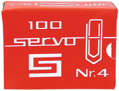 SAX Büroklammern Servo 244 Nr. 4 vernickelt 50mm 100 Stück
