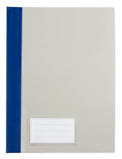 BENE Schnellhefter 281100 A4 mit Einsteckfach inkl. Beschriftungsschild PVC 230 x 315 mm blau