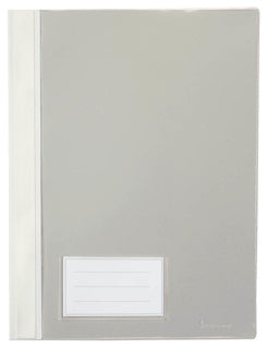 BENE Schnellhefter 281100 A4 mit Einsteckfach inkl. Beschriftungsschild PVC 230 x 315 mm weiß