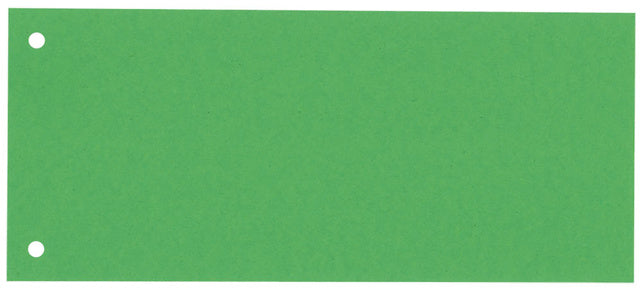 BENE Trennstreifen 201950 100 Stück Intensivkarton 180 g/m³ 24 x 10 cm grün