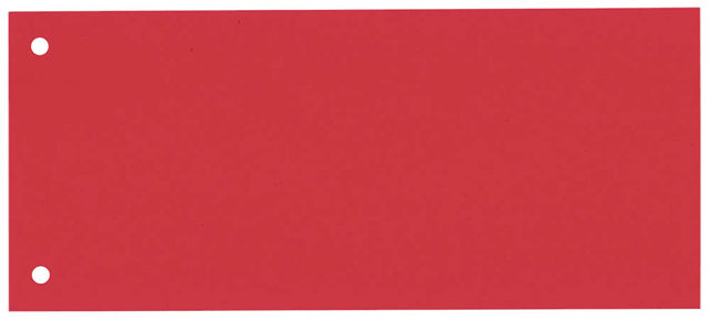 BENE Trennstreifen 201950 100 Stück Intensivkarton 180 g/m³ 24 x 10 cm rot