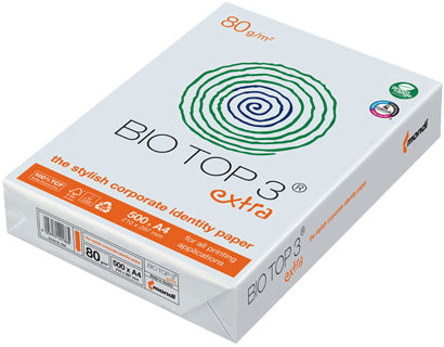 BIOTOP3® Kopierpapier Extra 500 Blatt A4 2fach gelocht 80 g/m² naturweiß