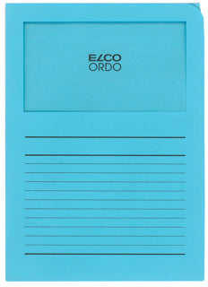 ELCO Ordo-Mappe A4 100 Stück pastellblau