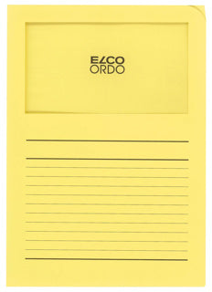 ELCO Ordo-Mappe A4 100 Stück pastellgelb