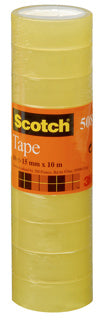 SCOTCH Klebeband 10 Rollen 15 mm x 10 m transparent