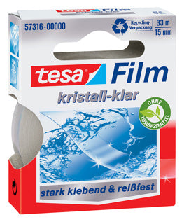 TESA Klebefilm 57316 15 mm x 33 m kristall-klar