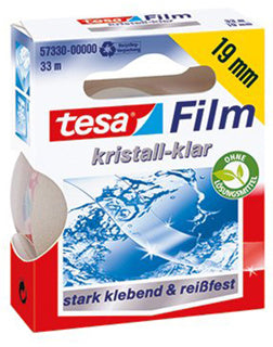 TESA Klebeband 19 x 33 m kristall-klar