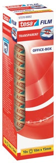 TESA Klebefilm Box 57370 10 Rollen 15 mm x 10 m transparent