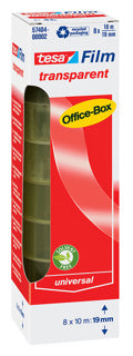 TESA Klebefilm Box 57404 8 Rollen 19 mm x 10 m transparent