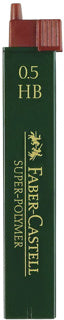 FABER-CASTELL Feinmine Super-Polymer 12 Stück 0.5 mm HB