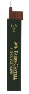 FABER-CASTELL Feinmine Super-Polymer 12 Stück 0.5 mm B