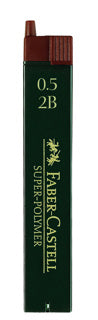 FABER-CASTELL Feinmine Super-Polymer 12 Stück 0.5 mm 2B