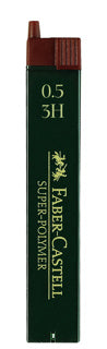 FABER-CASTELL Feinmine Super-Polymer 12 Stück 0.5 mm 3H