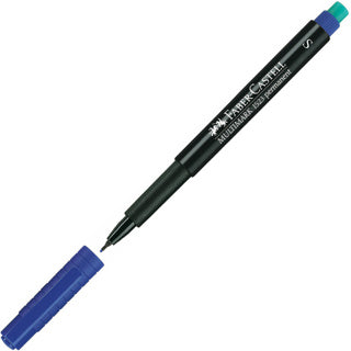 FABER-CASTELL Folienstift 1523 Multimark 0.4 mm permanent blau