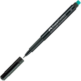 FABER-CASTELL Folienstift 1523 Multimark 0.4 mm permanent schwarz