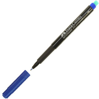 FABER-CASTELL Folienstift 1513 Multimark 0.6 mm permanent blau