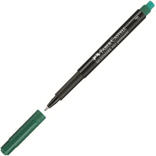 FABER-CASTELL Folienstift 1513 Multimark 0.6 mm permanent grün