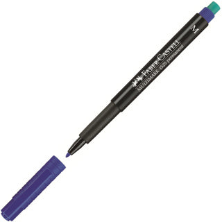 FABER-CASTELL Folienstift 1525 Multimark 1 mm permanent blau