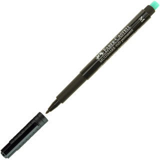 FABER-CASTELL Folienstift 1525 Multimark 1 mm permanent schwarz