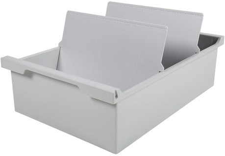 EXACOMPTA Karteitrog 52340D Multiform A5 quer für 1000 Karten lichtgrau