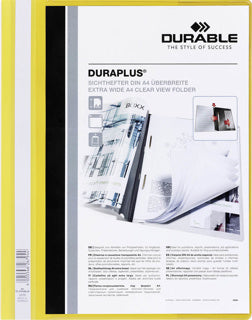 DURABLE Präsentationshefter 2579 DURAPLUS® A4+ Kunststoff 244 x 310 mm gelb