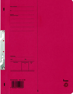 BENE Einhakhefter 83122 A4 Recyclingkarton 250 g/m² 235 x 305 mm rot