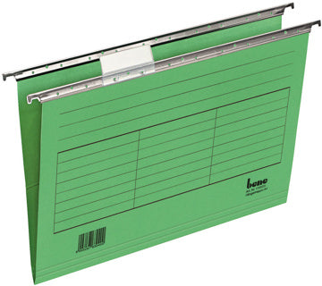 BENE Hängemappe 116505 5 Stück A4 Intensivkarton 230 g/m² 315 x 240 mm grün
