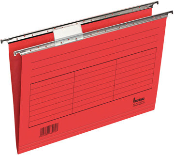 BENE Hängemappe 116505 5 Stück A4 Intensivkarton 230 g/m² 315 x 240 mm rot