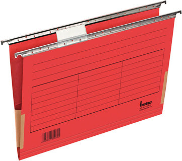 BENE Hängetasche 116905 5 Stück A4 mit Fröschen Intensivkarton 230 g/m² 315 x 240 mm rot