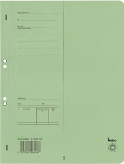 BENE Ösenhefter 81322 A4 Recyclingkarton 250 g/m² grün