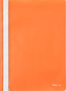 BENE Schnellhefter 281421 A4 mit transparentem Vorderdeckel PP 232 x 310 mm orange