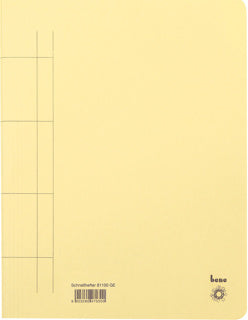 BENE Schnellhefter 81100 A4 Recyclingkarton 250 g/m² 245 x 320 mm gelb