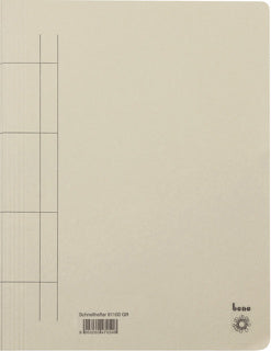 BENE Schnellhefter 81100 A4 Recyclingkarton 250 g/m² 245 x 320 mm grau