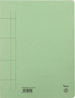BENE Schnellhefter 81100 A4 Recyclingkarton 250 g/m² 245 x 320 mm grün