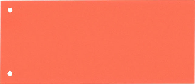 BENE Trennstreifen 201950 100 Stück Intensivkarton 180 g/m³ 24 x 10 cm orange