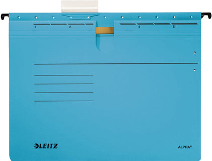 LEITZ Hängehefter 1914 Alpha DIN A4 275 g/m² blau