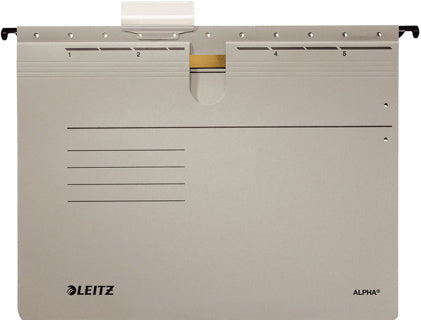 LEITZ Hängehefter 1914 Alpha DIN A4 275 g/m² grau