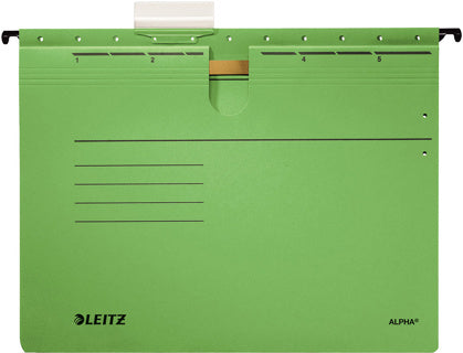 LEITZ Hängehefter 1914 Alpha DIN A4 275 g/m² grün