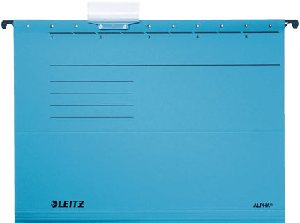 LEITZ Hängemappe 1985 Alpha DIN A4 blau