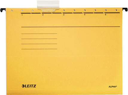 LEITZ Hängemappe 1985 Alpha DIN A4 gelb