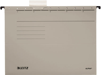 LEITZ Hängemappe 1985 Alpha DIN A4 grau